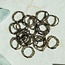 Smoky (Smokey) Quartz Rings - 2mm Adjustable Beaded Stretch Silver Bead Women
