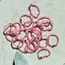 Rose Quartz Rings - 2mm Adjustable Beaded Stretch Silver Bead Women (Color Enhanced)