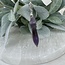 Amethyst Pendulums - Egyptian Cone Point - Silver Bead & Chain 9-10" Divination Dowsing