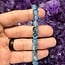 White Jade and Blue Chalcedony Bracelets - 8mm