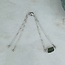 Moldavite Bracelets - Rough Raw Natural Bezel Set - Slider Ball Adjustable Sterling Silver