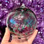 Pink and Light Green Specula Spirit Friendship Gazing Watch Wizard Kugel Witch Balls - Small 4"x 4"