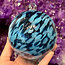 Blue and Light Blue Mosaic Specula Spirit Friendship Gazing Watch Wizard Kugel Witch Balls - Small 4"x 4"