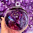 Dark Purple Specula Spirit Friendship Gazing Watch Wizard Kugel Witch Balls - Small 4"x 4"