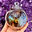 Aura Light and Dark Brown Specula Spirit Friendship Gazing Watch Wizard Kugel Witch Balls - Small 4"x 4"