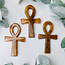 Golden Healer Quartz (Yellow Hematoid) Ankh (Key of Life) - Large 4"+ Carving