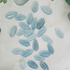Aquamarine Leaf Leaves - Mini .75" Carving