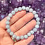 Dark Blue Chalcedony Bracelets - 8mm