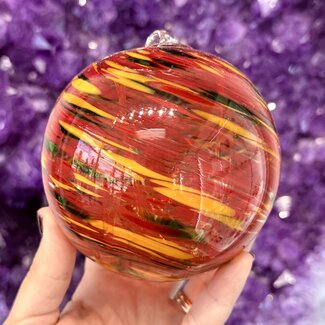 Witch Ball & Stand - 4" - #10