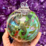 Green, Red and Light Green Mosaic Specula Spirit Friendship Gazing Watch Wizard Kugel Witch Balls - Small 4"x 4"