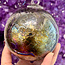 Aura Dark Purple and Yellow Specula Spirit Friendship Gazing Watch Wizard Kugel Witch Balls - Small 4"x 4"