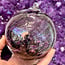 Dark Purple and Light Purple Specula Spirit Friendship Gazing Watch Wizard Kugel Witch Balls - Small 4"x 4"