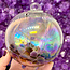 Aura Purple and Burgundy Specula Spirit Friendship Gazing Watch Wizard Kugel Witch Balls - Small 4"x 4"