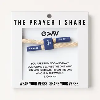 G>^v Christian Cord Bracelet - The Prayer I Share