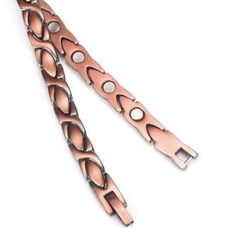 Copper Magnetic Anklets - 99.9 Pure Solid Copper Adjustable Therapy Pain Relief