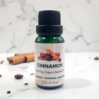 Cinnamon Organic Essential Oil - 15ml, 0.5oz - Earth's Elements