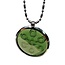 Energia Cuantica Bio Disc Scalar Energy Pendant Necklaces - Ionic Power Bioglass Bioactive Bioenergy EMF Block Mini Chi Pendants Stainless Steel