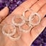 Clear Quartz Rings - Size 5 Plain Dome