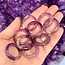 Amethyst Rings - Size 11 Plain Dome