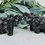 Yooperlite (Glowdalite Emberlite Flame Stone) Elephants - 3.5" Medium Animal Carving Figurine