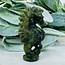 Green Jade Seahorses Sea Horses - 2.5" Medium Animal Carving Figurine