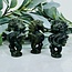 Green Jade Seahorses Sea Horses - 2.5" Medium Animal Carving Figurine
