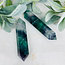 Rainbow Fluorite DT Double Terminated Points - Large 6-7"
