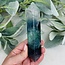 Rainbow Fluorite DT Double Terminated Points - Large 6-7"