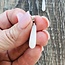 Pearl Shell Pendants - 1" Teardrop Silver Plated