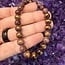 Purple Gold Mashan Jade Bracelets - 8mm