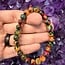 Multi-Colored Fire Agate Bracelets - 8mm