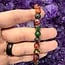 Multi-Colored Fire Agate Bracelets - 8mm