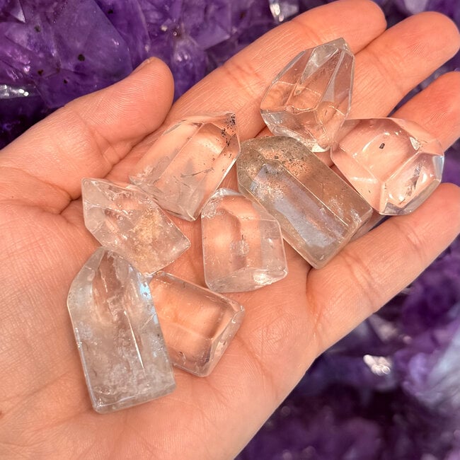 Clear (Crystal) Quartz Tower Generator Point - Mini (1-2")