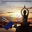 Tuning Forks Set Kit of 9 - Multicolored Metal Chakra Attuned Sound Therapy Black Bag Stricker Hammer