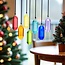 Rainbow Crystal Prism Suncatcher Sun Catcher - 7" Faceted Rectangle (3")  - Chakra Mirror Window Feng Shui