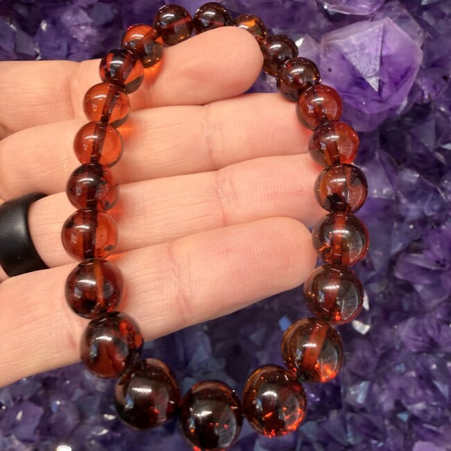 Baltic Amber Bracelet - 9mm (AAA Grade)