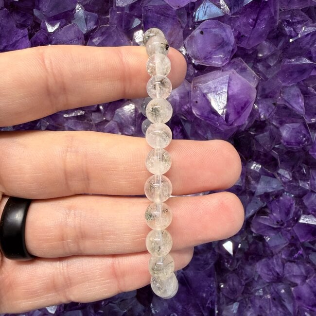 Hollandite in Quartz Bracelets - 8mm