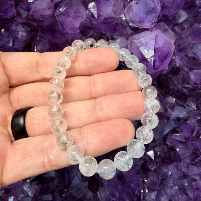 Hollandite in Quartz Bracelets - 8mm
