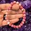Pink Smithsonite Bracelet - 8mm