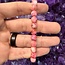 Pink Smithsonite Bracelet - 8mm