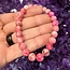 Pink Smithsonite Bracelet - 8mm