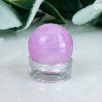Pink Kunzite Spheres Orb Globe - 15-20mm