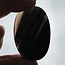 Midnight Lace Black Obsidian Palm Pillow Pocket Stones - Large