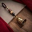Tibetan Tibet Bells - 5" Buddhism 6 Six Word Mantra Vintage Hanging Wall Window Home Decor Keychain Mirror