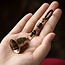 Tibetan Tibet Bells - 5" Buddhism 6 Six Word Mantra Vintage Hanging Wall Window Home Decor Keychain Mirror