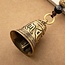 Tibetan Tibet Bells - 5" Buddhism 6 Six Word Mantra Vintage Hanging Wall Window Home Decor Keychain Mirror