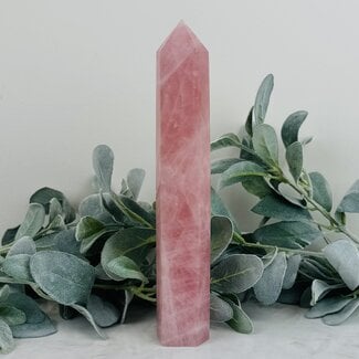 Rose Quartz Generator Towers Point - XL Extra Large (10"+)