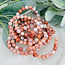 Pink (Cotton Candy) Agate Bracelets - 8mm