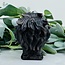 Silversheen Silver Sheen Obisidian Lion - 3" Large Animal Carving Figurine