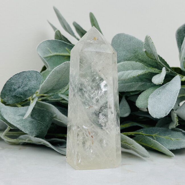 Clear (Crystal) Quartz Towers Point Generator - XL Extra Large 5"+